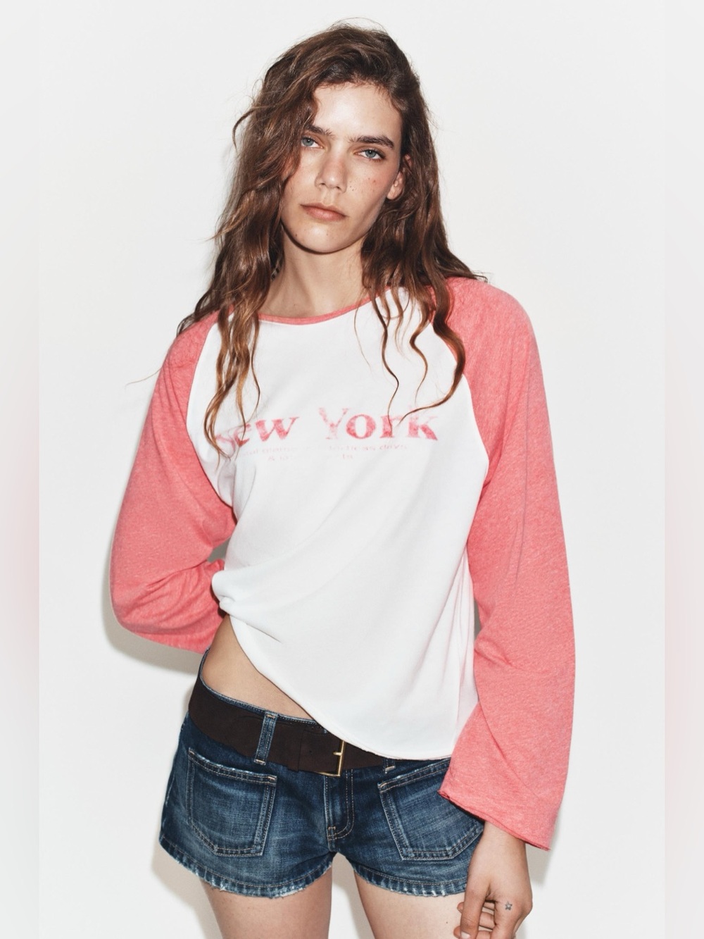 Zara Flame Raglan Sleeve T-Shirt